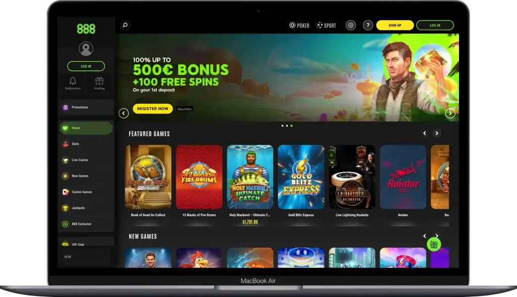 888 Casino Zonder Cruks